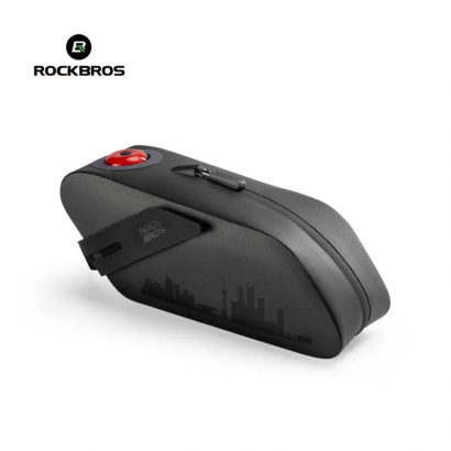Sakwa, torebka podsiodłowa rowerowa z tylną lampką LED Rockbros 30130088