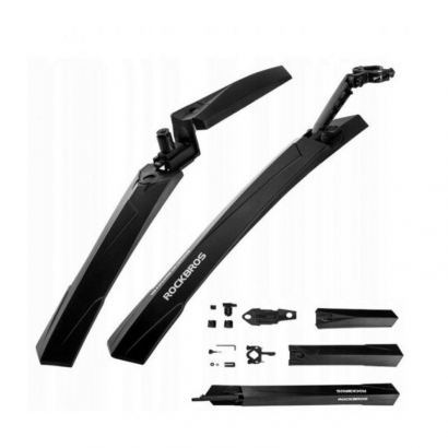 Błotniki rowerowe komplet ROCKBROS (WS1001BK) Przód Tył