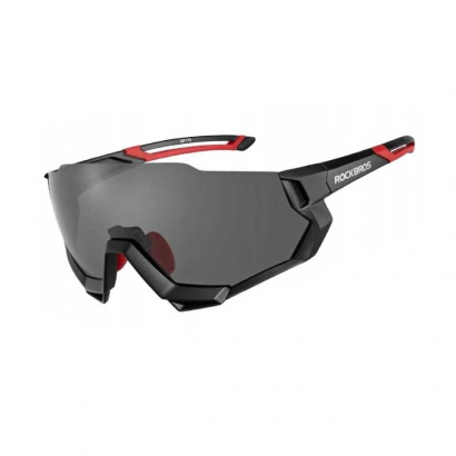 Okulary rowerowe / sportowe z polaryzacją, wymienne soczewki UV400 ROCKBROS (10131) czarny