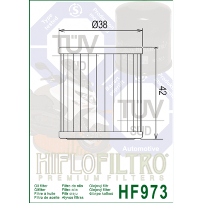 Filtr Oleju HifloFiltro HF973 oryginalny skuter