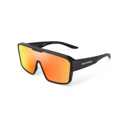 Okulary rowerowe / sportowe z polaryzacją ROCKBROS UV400 (14130018003) czerwona soczewka