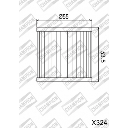 Filtr oleju Champion X324 oryginalny do Kawasaki