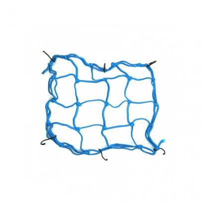Siatka do mocowania bagażu na motocykl ROXAR rower, skuter niebieska