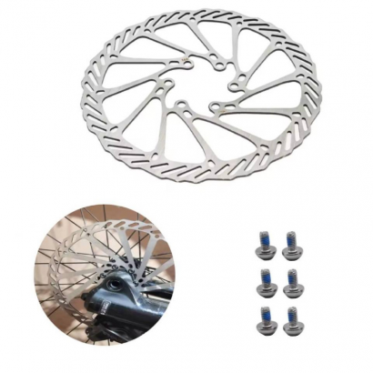 Rowerowa tarcza hamulcowa 160mm + 6 śrub