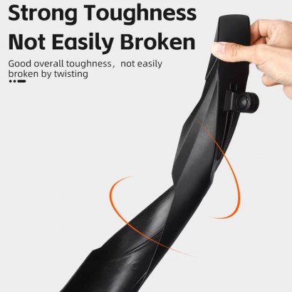 Błotniki, regulowane MTB na sztycę 26-29 WEST BIKING zestaw p+t