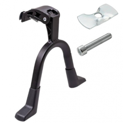 Aluminiowa podpórka rowerowa centralna, podwójna, wytrzymała, stopka, podnóżek