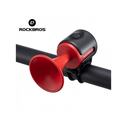 Dzwonek rowerowy elektryczny 120dB ROCKBROS EH2 czerwony (34210002003)