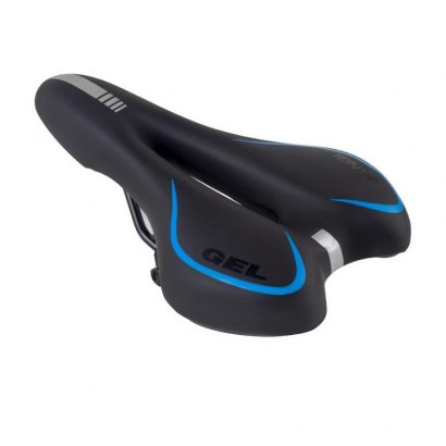 Siodełko rowerowe żelowe GEL ROXAR niebieskie