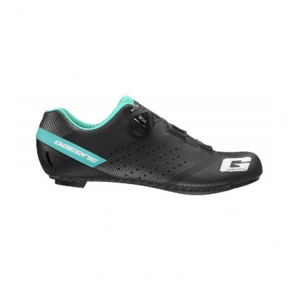 Buty rowerowe szosowe damskie GAERNE CARBON G.TORNADO LADY czarny/turkus