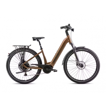 Rower elektryczny ROMET E-MODECO URB 2.0 540WH brąz-czarny