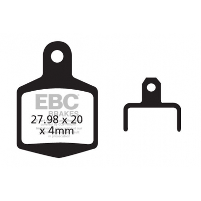Klocki rowerowe EBC (spiekane) Hope 4 Piston (2 Pairs Per Caliper) CFA289/4HH
