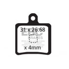 Klocki rowerowe EBC (organiczne wyczynowe) Hope Mini 2 Piston 2001 CFA318R