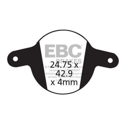 Klocki rowerowe EBC (spiekane) Magura Clara 2001/2002 & Louise 2002/2003 CFA326HH