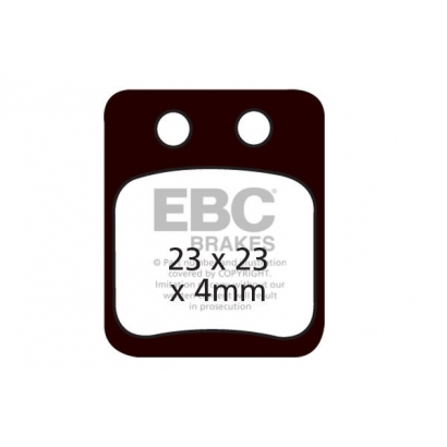 Klocki rowerowe EBC (spiekane) Suntour DB700 CFA341HH