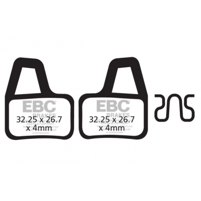 Klocki rowerowe EBC (spiekane) Hayes El Camino Hydraulic CFA404HH