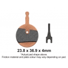 Klocki rowerowe EBC (organiczne wyczynowe) Avid BB5 CFA439R