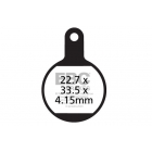 Klocki rowerowe EBC (organiczne wyczynowe) Tektro Novela Mechanical (MD-D 311) CFA615R