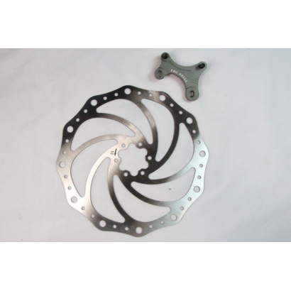 Tarcza hamulcowa rowerowa OVERSIZE EBC z 160mm na 203mm (konturowa) MTBD160-203C