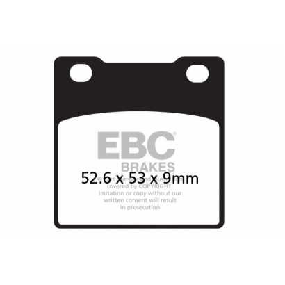 Klocki hamulcowe SUZUKI	GSXR 750 Y/K1/K2/K3 EBC FA063HH