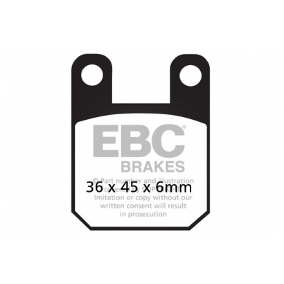 Klocki hamulcowe Yamaha TZR 50 EBC FA115HH