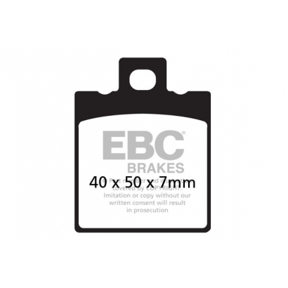 Klocki hamulcowe MALAGUTI F18 WARRIOR 125/150 EBC SFA047