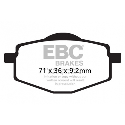 Klocki hamulcowe YAMAHA XC 125 TR CYGNUS EBC SFA101