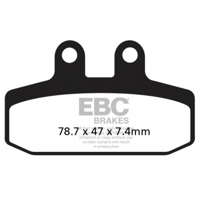 Klocki hamulcowe APRILIA	SPORT CITY EBC SFA256