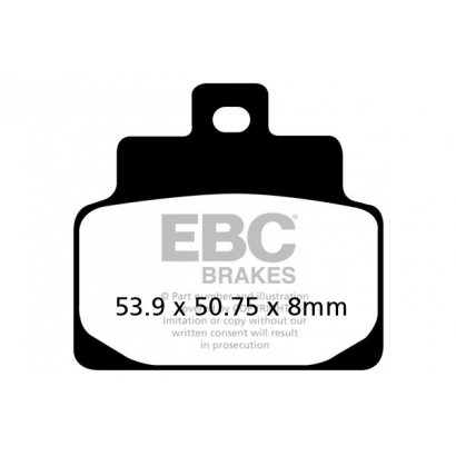 Klocki hamulcowe APRILIA MOJITO/SCARABEO EBC SFA301