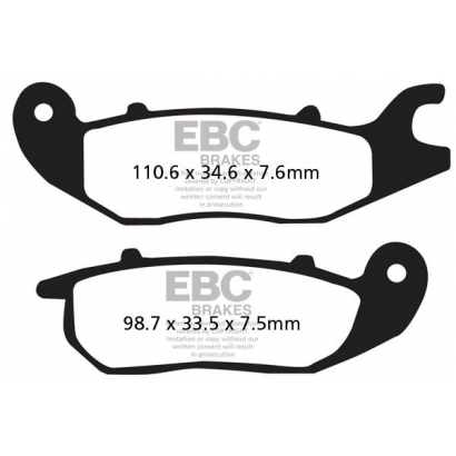 Klocki hamulcowe HONDA ANF 125 EBC SFA375