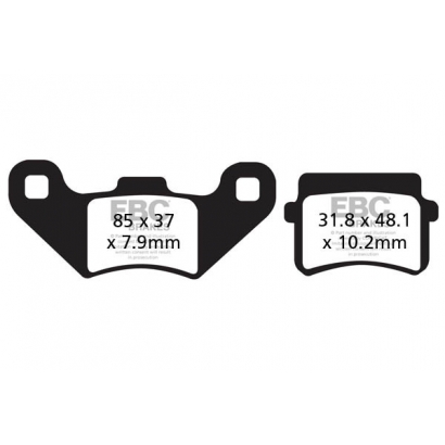 Klocki hamulcowe Motorhispania MH 10 50 EBC SFA416