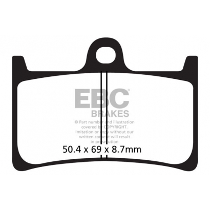 Klocki hamulcowe YAMAHA XP 500 A T-MAX EBC SFA252