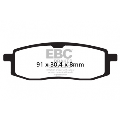 Klocki hamulcowe Yamaha YZ 125/250 EBC FA105R