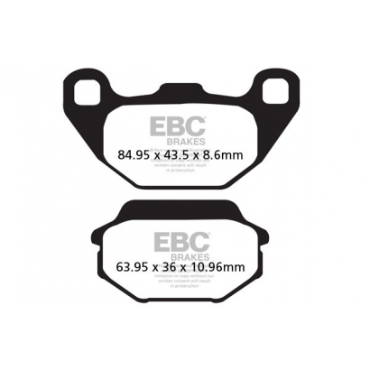 Klocki hamulcowe Arctic Cat ATV/Kymco EBC FA305R