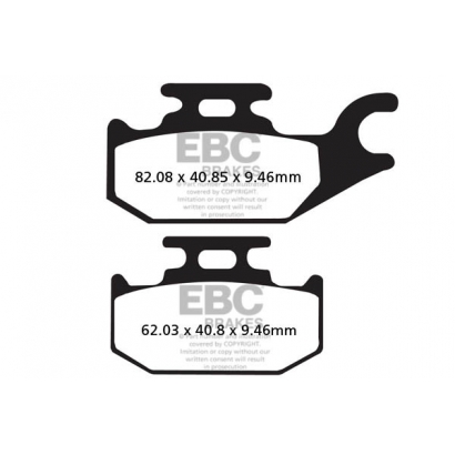 Klocki hamulcowe BOMBARDIER/BRP EBC FA307R