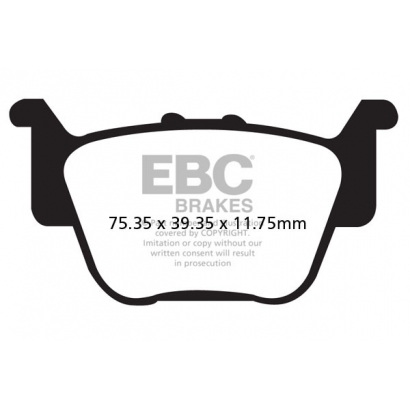 Klocki hamulcowe Honda TRX EBC FA373R