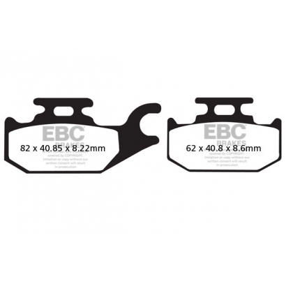 Klocki hamulcowe Suzuki LT-A/LT-F EBC FA413R