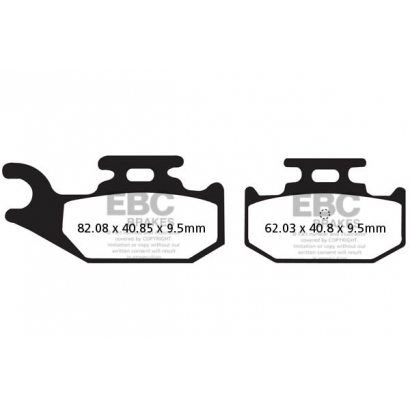 Klocki hamulcowe EBC FA428TT