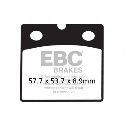 Klocki hamulcowe BMW R100 RS/RT EBC FA171