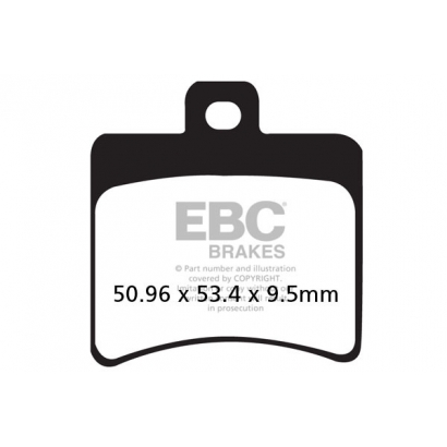 Klocki hamulcowe APRILIA RS 125/KEEWAY KXM EBC FA298