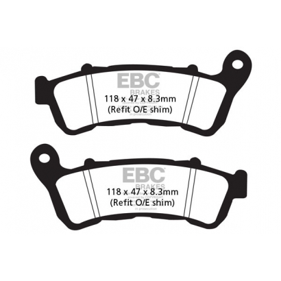Klocki hamulcowe Honda CB/CBF/CBR EBC FA388