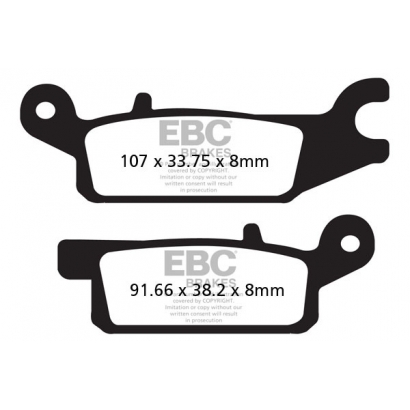 Klocki hamulcowe EBC FA443TT