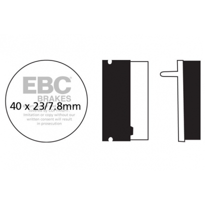 Klocki hamulcowe Yamaha Blaster EBC FA155