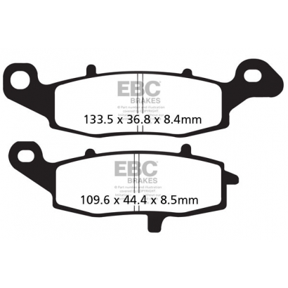 Klocki hamulcowe Kawasaki ER-6N/KLE 650 EBC FA229