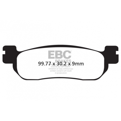 Klocki hamulcowe Yamaha R1/R6 '99-'03 EBC FA275