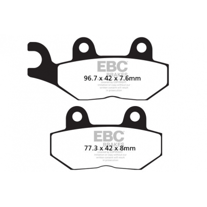 Klocki hamulcowe Triumph Trident/Tiger/Trophy EBC FA214