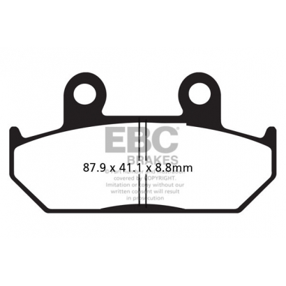 Klocki hamulcowe Honda CBR 750/1000 EBC FA124