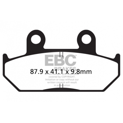 Klocki hamulcowe HONDA NX 500/650 EBC FA124/2