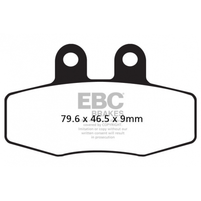 Klocki hamulcowe KTM MX 125/250/350 EBC FA132