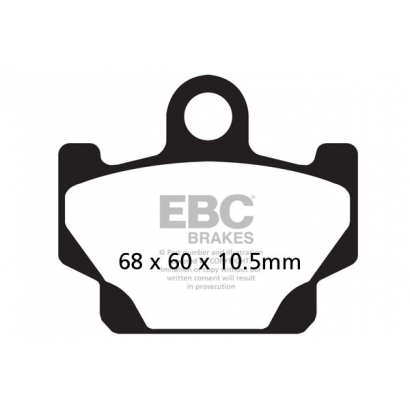 Klocki hamulcowe Yamaha XT 600 EBC FA081