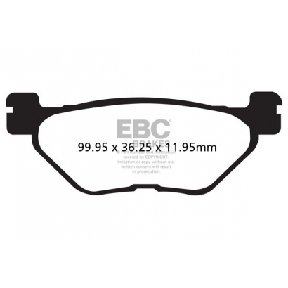 Klocki hamulcowe YAMAHA XP 500 EBC SFA319HH